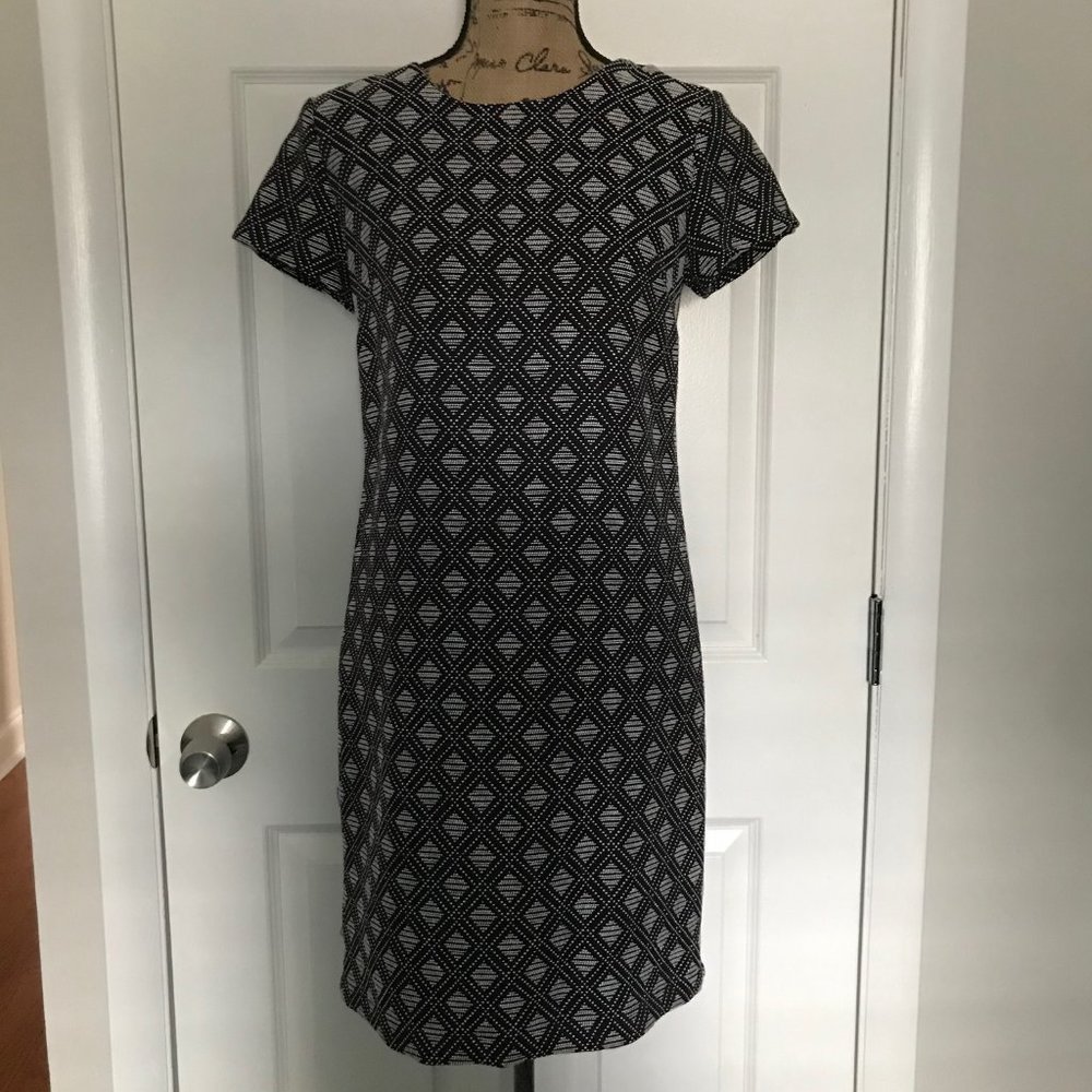 NWT Banana Republic Black and White Shift Dress